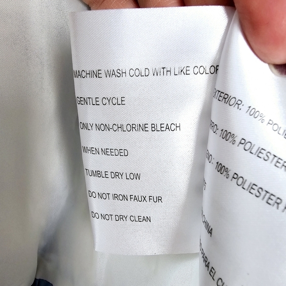 Michael Kors Chambray Blue Sherpa-Lined Puffer Coat NWT 2T - Picture 12 of 16